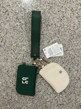 NWT Lululemon Dual Pouch Wristlet / Stack Pochette Double à Dragonne Pile